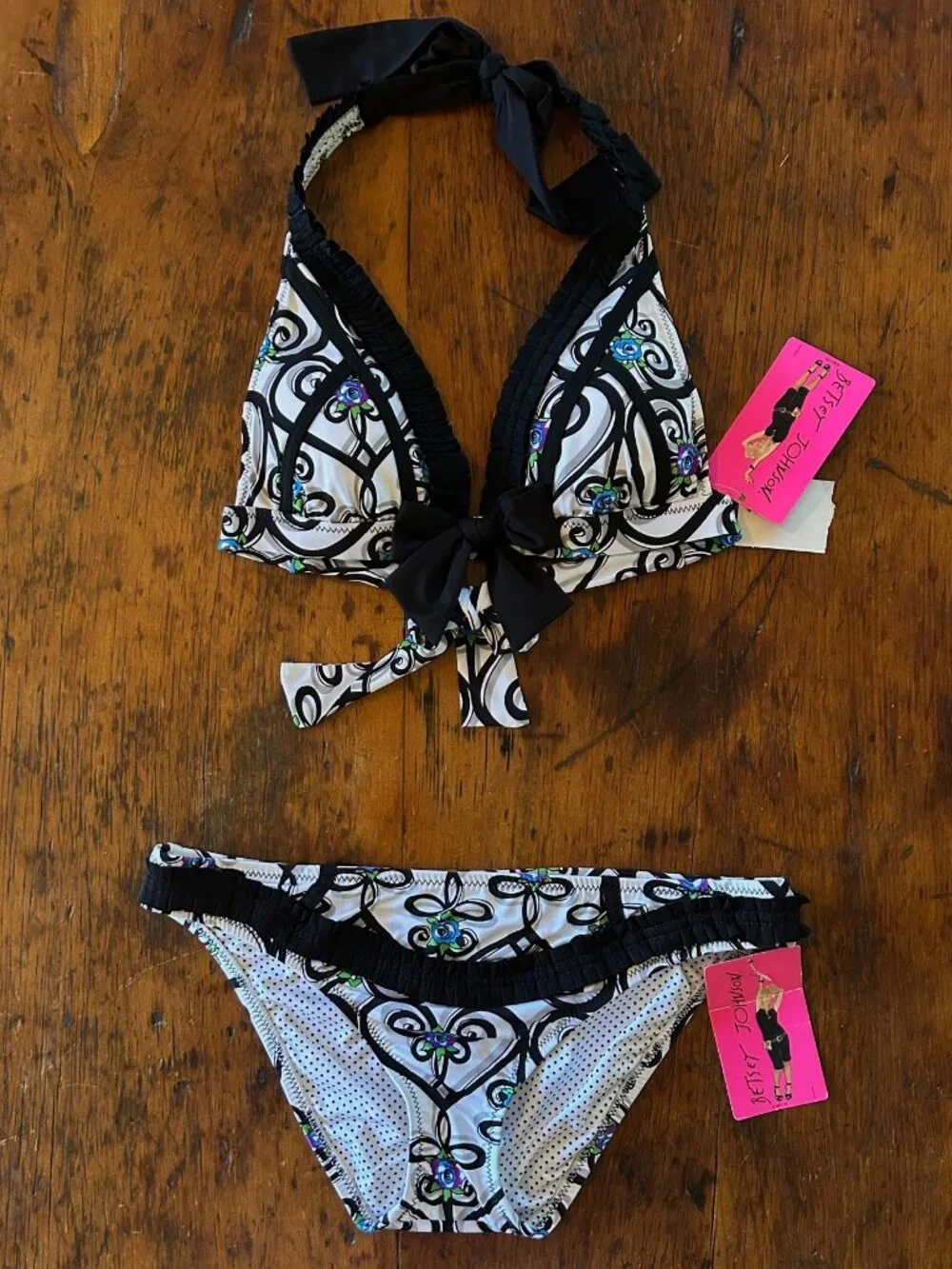 Vintage Betsey Johnson Bikini Set